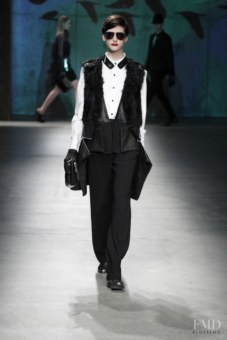 Athena Wilson featured in  the Kenneth Cole fashion show for Autumn/Winter 2013