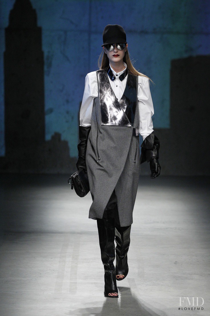 Mirte Maas featured in  the Kenneth Cole fashion show for Autumn/Winter 2013