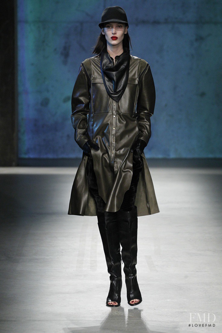 Ruby Aldridge featured in  the Kenneth Cole fashion show for Autumn/Winter 2013