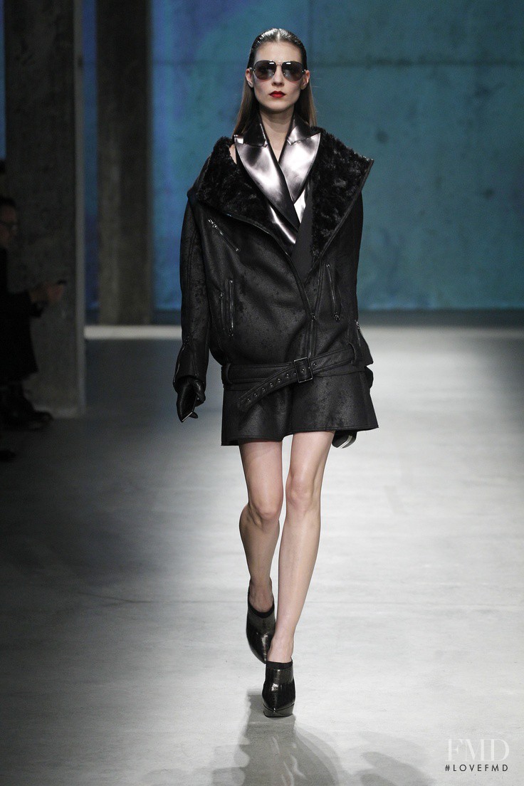 Kati Nescher featured in  the Kenneth Cole fashion show for Autumn/Winter 2013