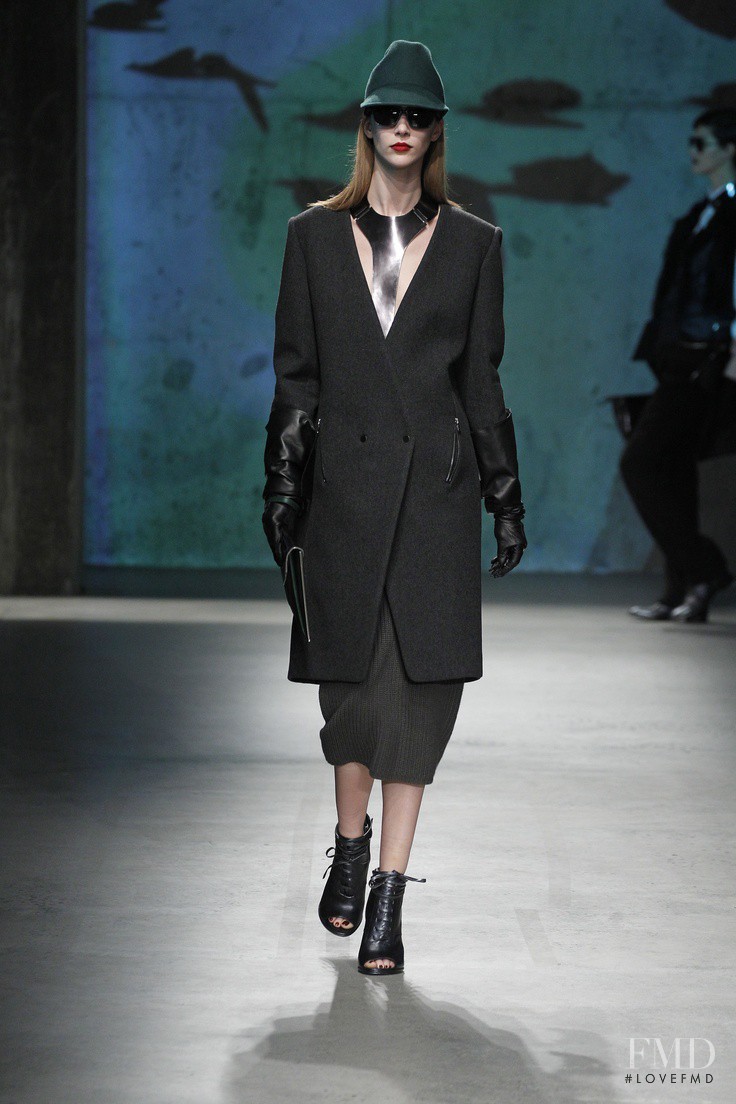 Alana Zimmer featured in  the Kenneth Cole fashion show for Autumn/Winter 2013