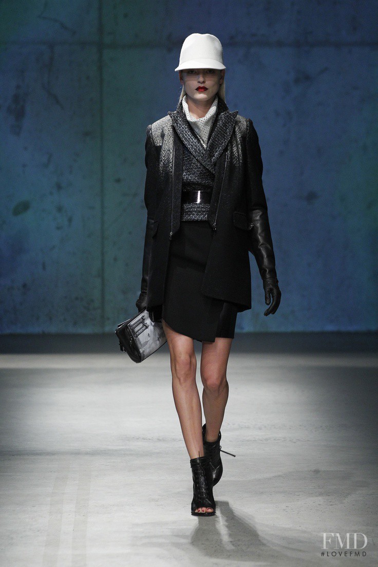 Martha Hunt featured in  the Kenneth Cole fashion show for Autumn/Winter 2013