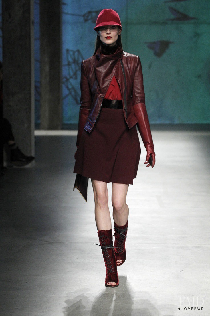 Kati Nescher featured in  the Kenneth Cole fashion show for Autumn/Winter 2013
