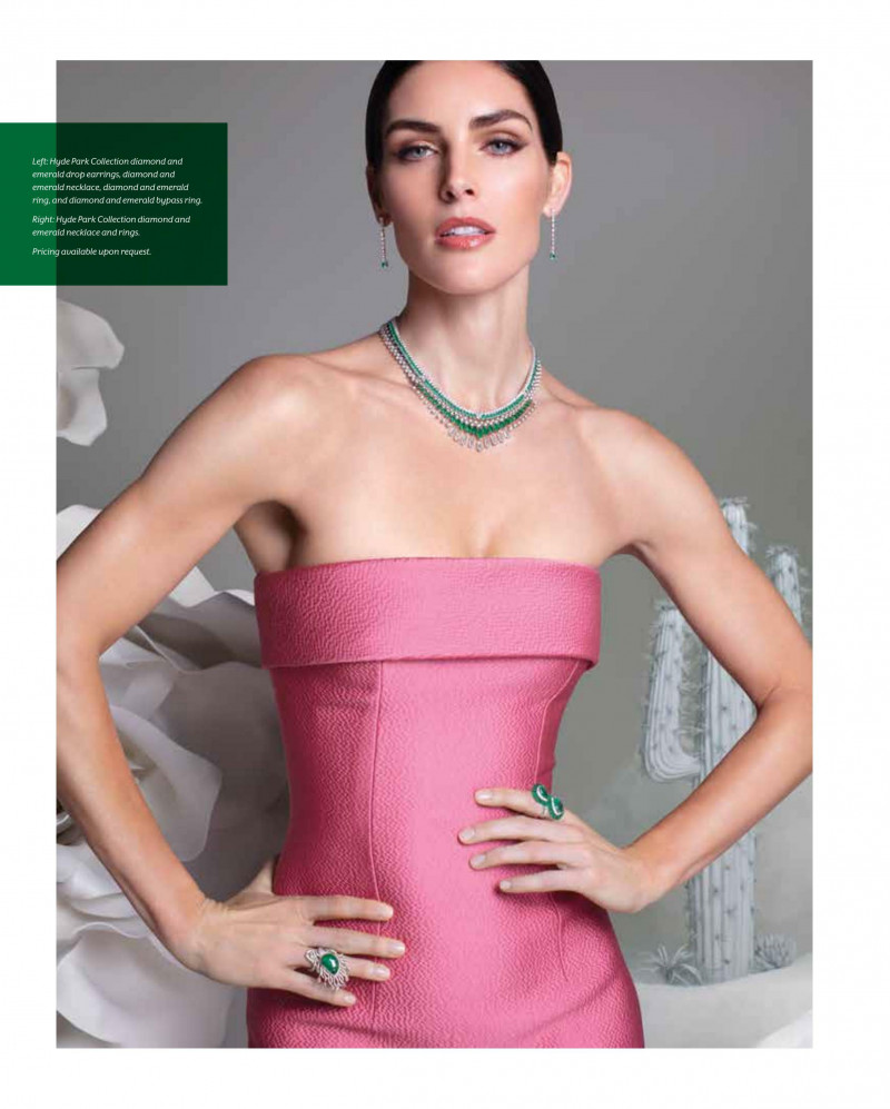 Hilary Rhoda featured in  the Hyde Park lookbook for Autumn/Winter 2022