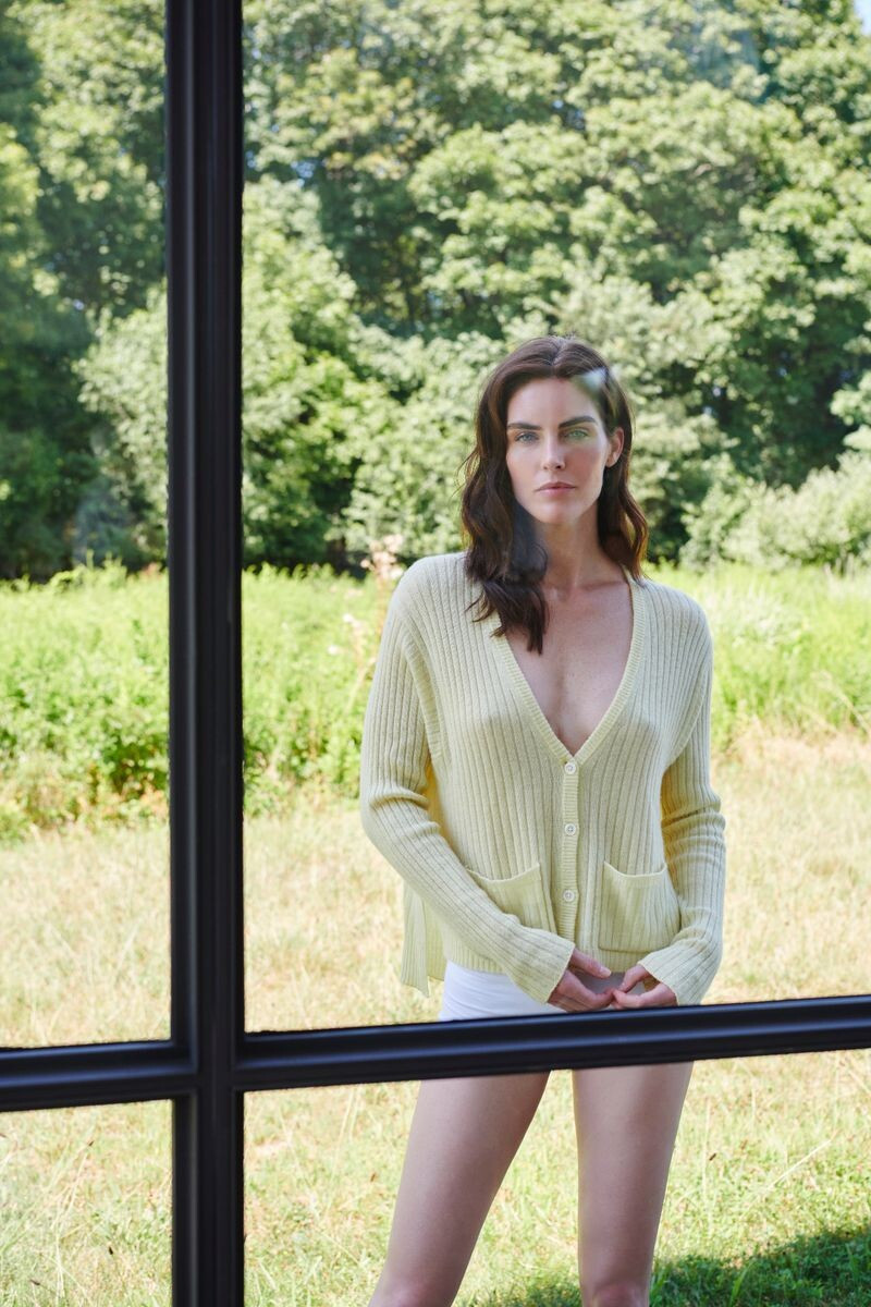 Hilary Rhoda featured in  the ATM - Anthony Thomas Melillo advertisement for Holiday 2019