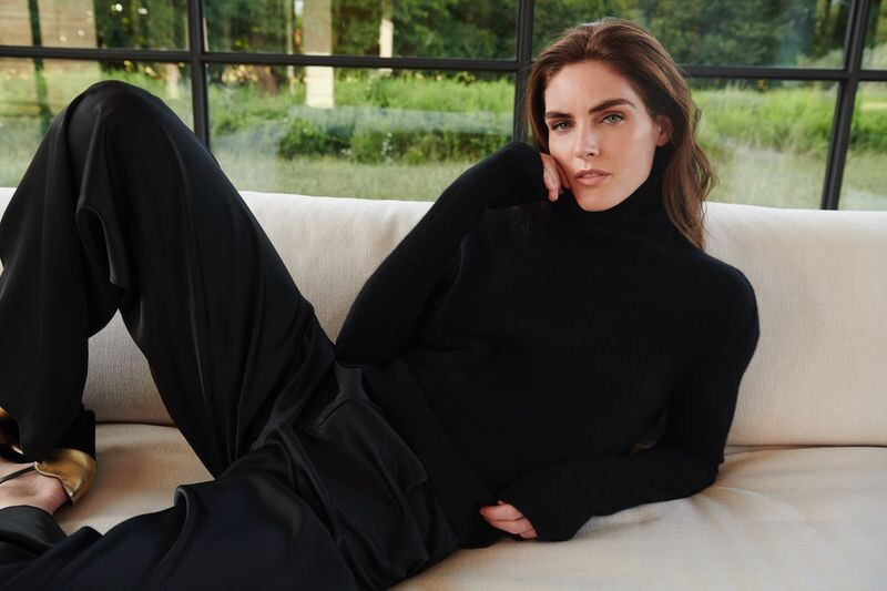 Hilary Rhoda featured in  the ATM - Anthony Thomas Melillo advertisement for Holiday 2019