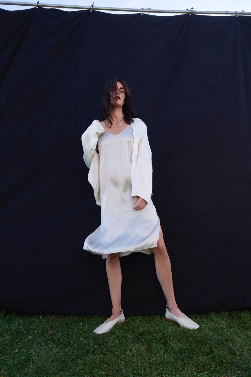 Hilary Rhoda featured in  the ATM - Anthony Thomas Melillo advertisement for Spring 2020