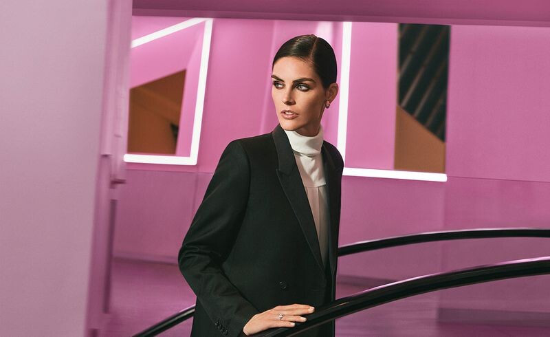 Hilary Rhoda featured in  the Simon Malls advertisement for Spring 2019