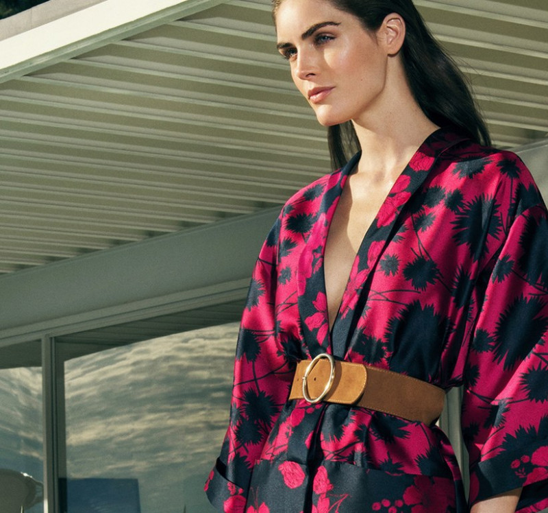 Hilary Rhoda featured in  the Maison 1.2.3 Paris advertisement for Pre-Fall 2017