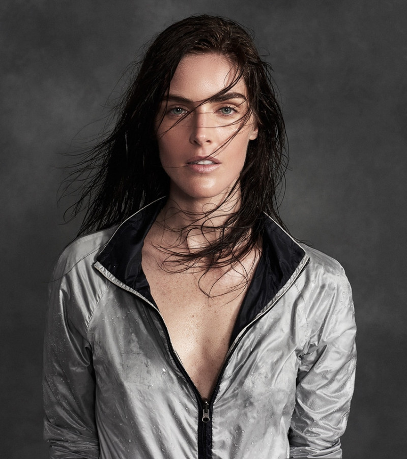 Hilary Rhoda featured in  the La Ligne advertisement for Autumn/Winter 2017