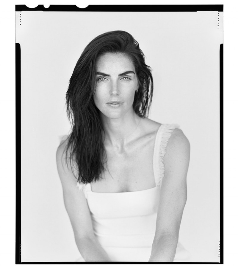 Hilary Rhoda featured in  the La Ligne advertisement for Autumn/Winter 2017