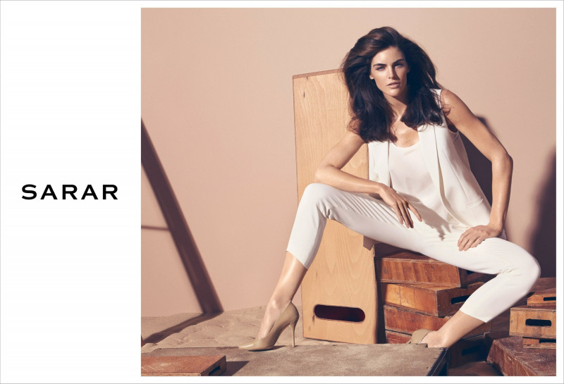 Hilary Rhoda featured in  the Sarar advertisement for Spring/Summer 2014