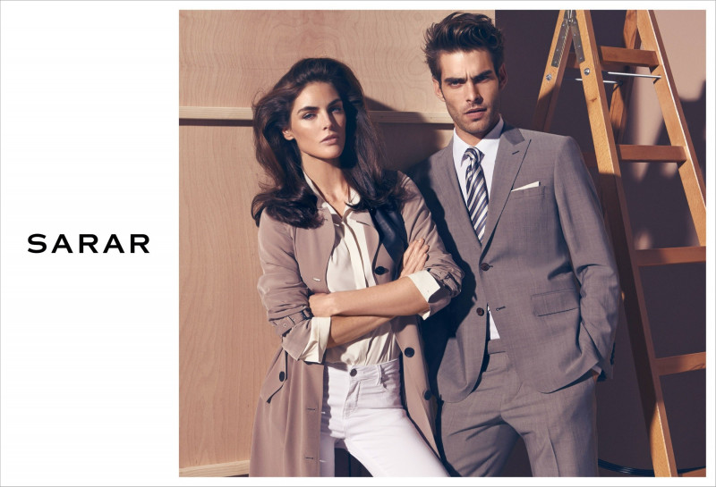 Hilary Rhoda featured in  the Sarar advertisement for Spring/Summer 2014