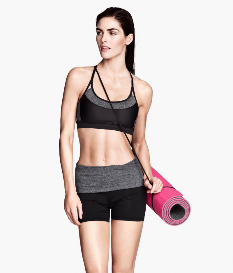 Hilary Rhoda featured in  the H&M catalogue for Spring 2014