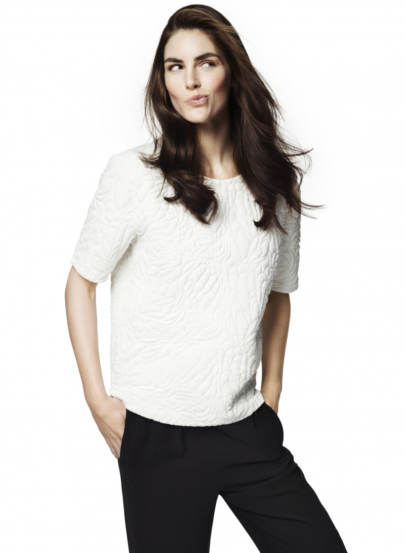 Hilary Rhoda featured in  the Lindex catalogue for Spring/Summer 2014
