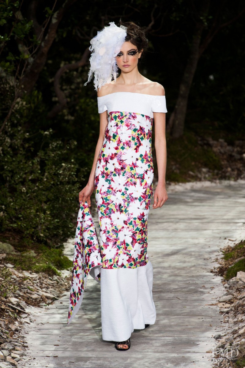 Soo Joo Park featured in  the Chanel Haute Couture fashion show for Spring/Summer 2013