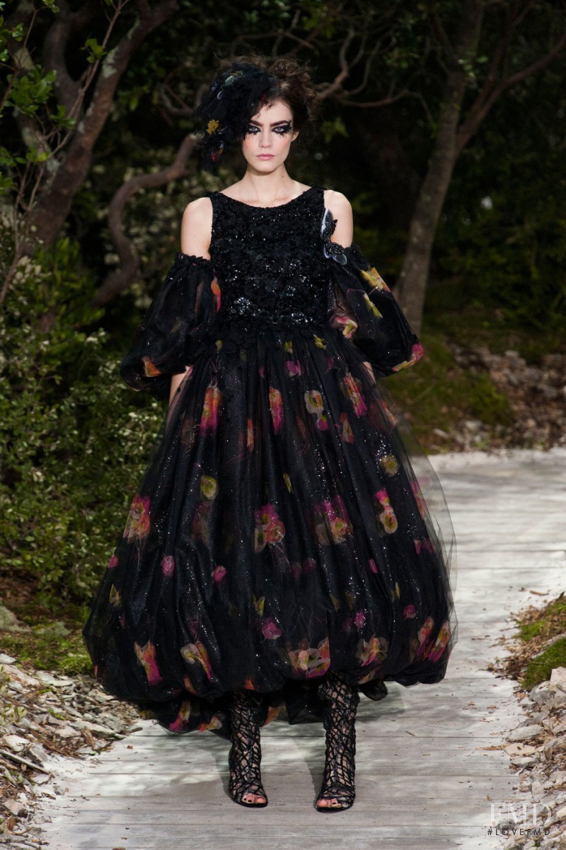 Patrycja Gardygajlo featured in  the Chanel Haute Couture fashion show for Spring/Summer 2013