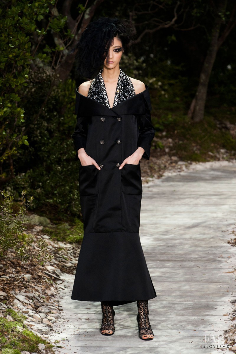 Ji Hye Park featured in  the Chanel Haute Couture fashion show for Spring/Summer 2013