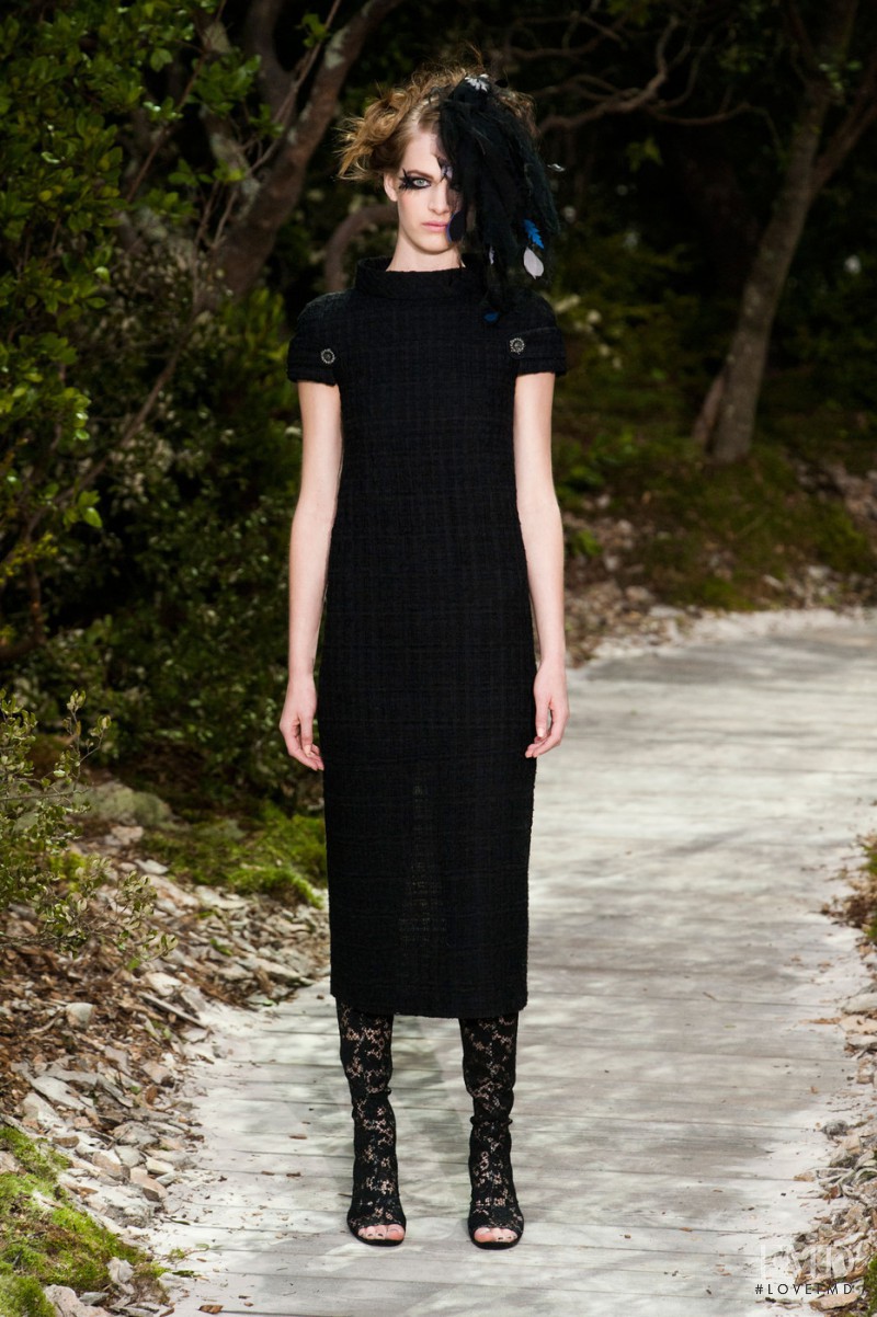 Ashleigh Good featured in  the Chanel Haute Couture fashion show for Spring/Summer 2013