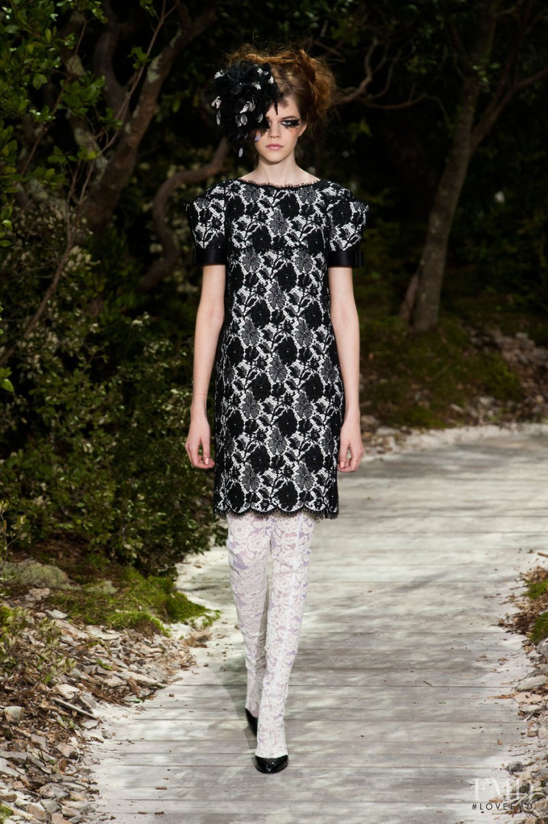Antonia Wesseloh featured in  the Chanel Haute Couture fashion show for Spring/Summer 2013