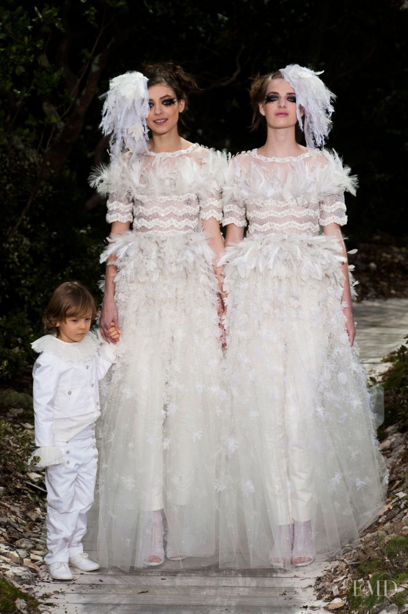 Ashleigh Good featured in  the Chanel Haute Couture fashion show for Spring/Summer 2013