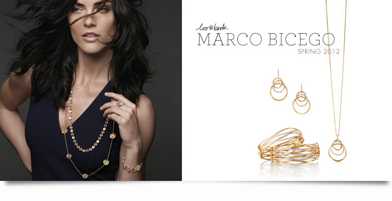 Hilary Rhoda featured in  the Marco Bicego advertisement for Spring/Summer 2012