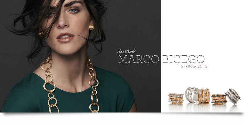 Hilary Rhoda featured in  the Marco Bicego advertisement for Spring/Summer 2012