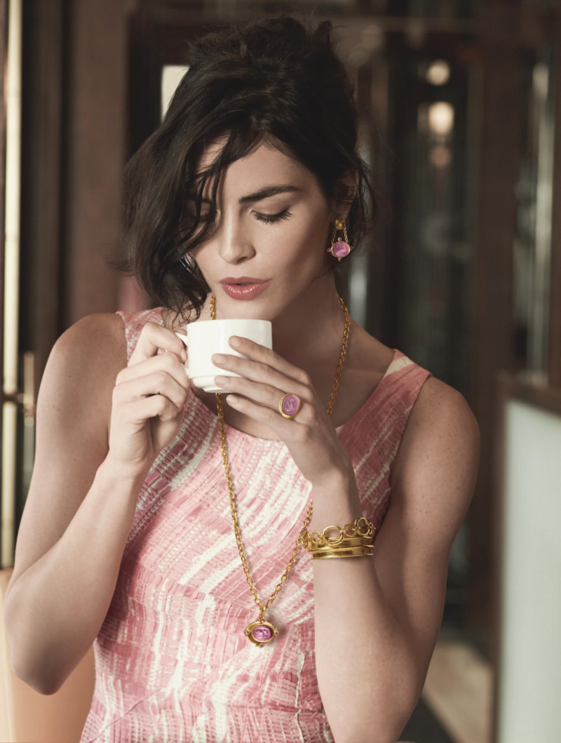 Hilary Rhoda featured in  the Marco Bicego advertisement for Spring/Summer 2012