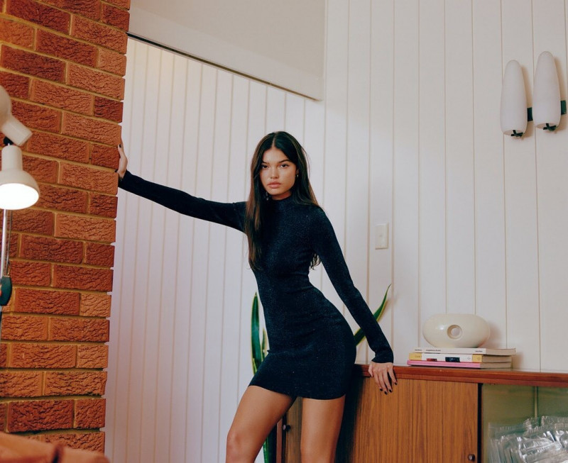 Brizzy Chen featured in  the Bec & Bridge lookbook for Autumn/Winter 2021