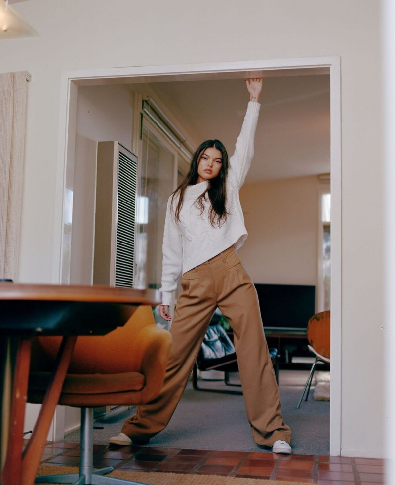 Brizzy Chen featured in  the Bec & Bridge lookbook for Autumn/Winter 2021