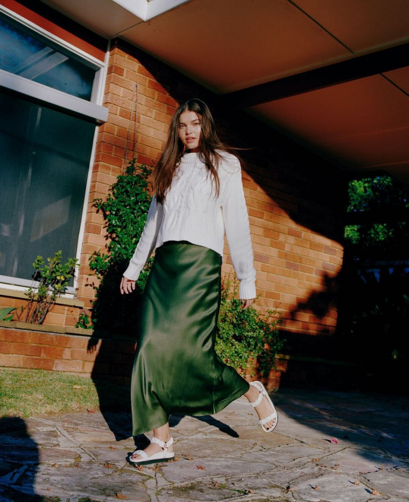 Brizzy Chen featured in  the Bec & Bridge lookbook for Autumn/Winter 2021