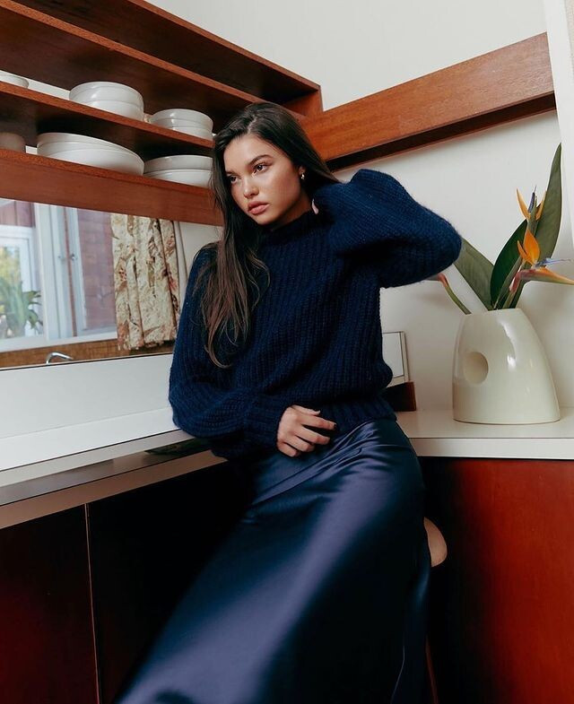 Brizzy Chen featured in  the Bec & Bridge lookbook for Autumn/Winter 2021