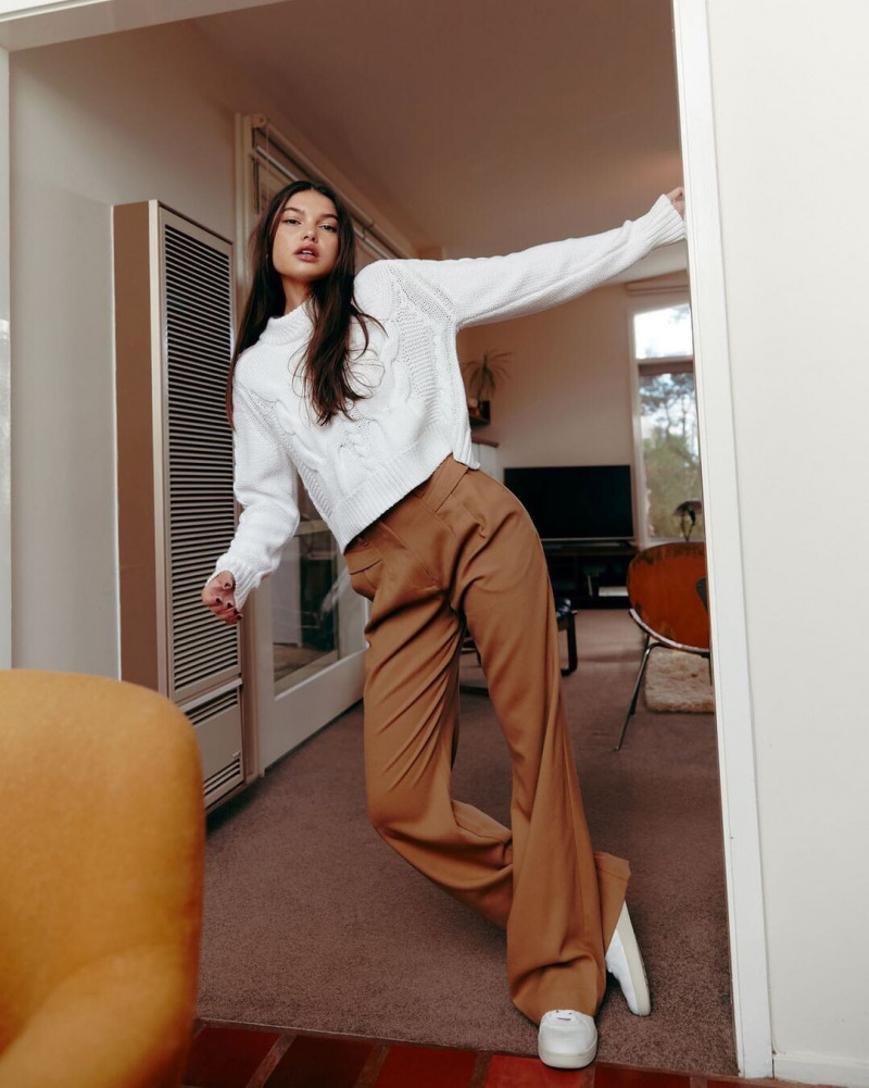 Brizzy Chen featured in  the Bec & Bridge lookbook for Autumn/Winter 2021