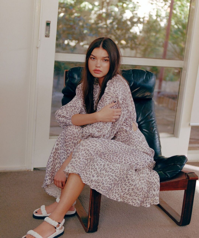 Brizzy Chen featured in  the Bec & Bridge lookbook for Autumn/Winter 2021