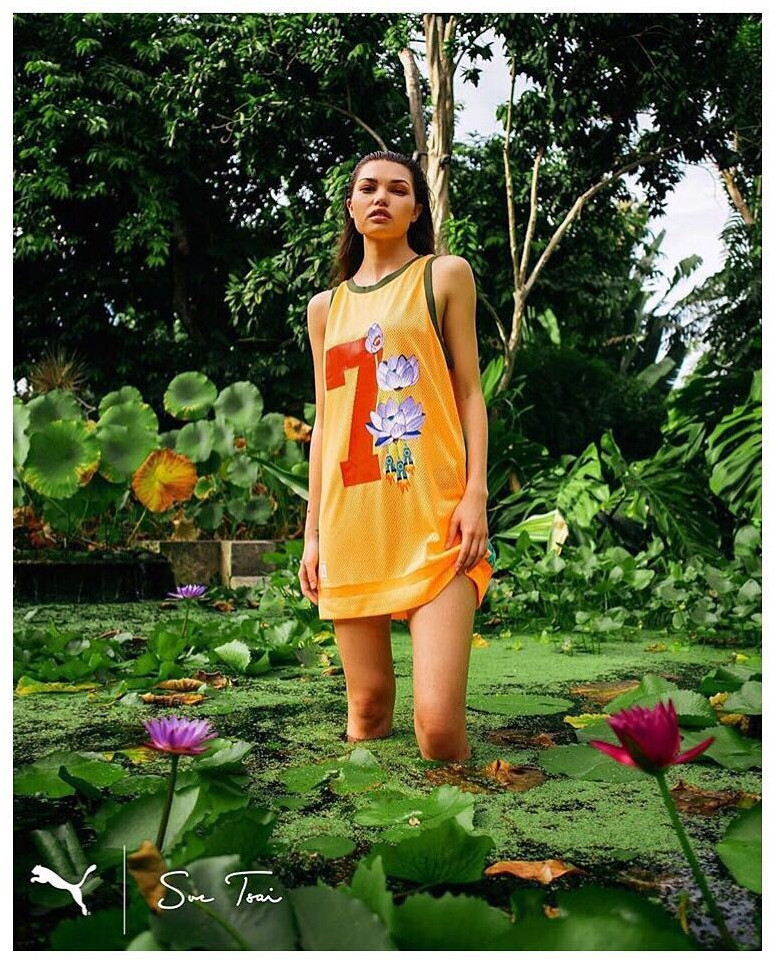 Brizzy Chen featured in  the PUMA advertisement for Spring/Summer 2019