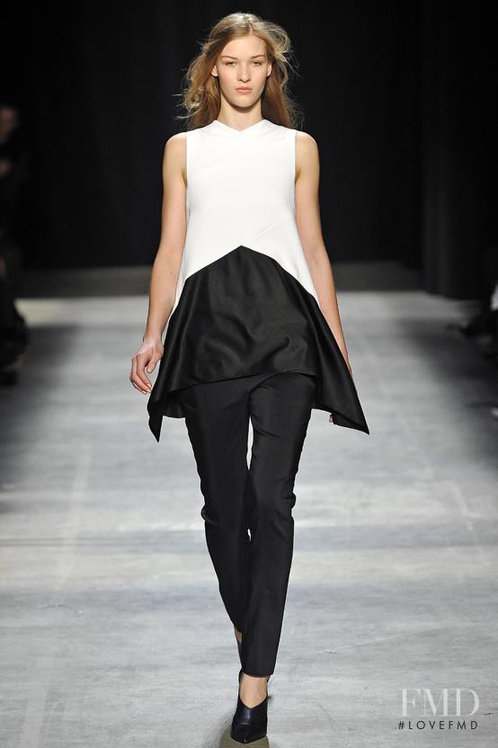 Elena Bartels featured in  the Narciso Rodriguez fashion show for Autumn/Winter 2013