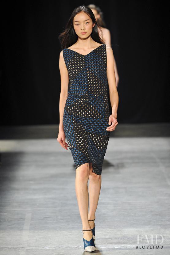 Fei Fei Sun featured in  the Narciso Rodriguez fashion show for Autumn/Winter 2013