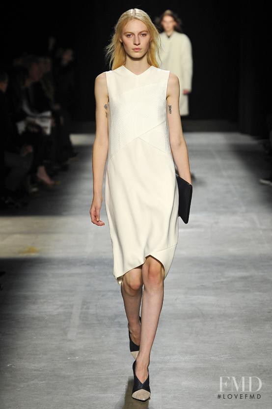 Julia Nobis featured in  the Narciso Rodriguez fashion show for Autumn/Winter 2013