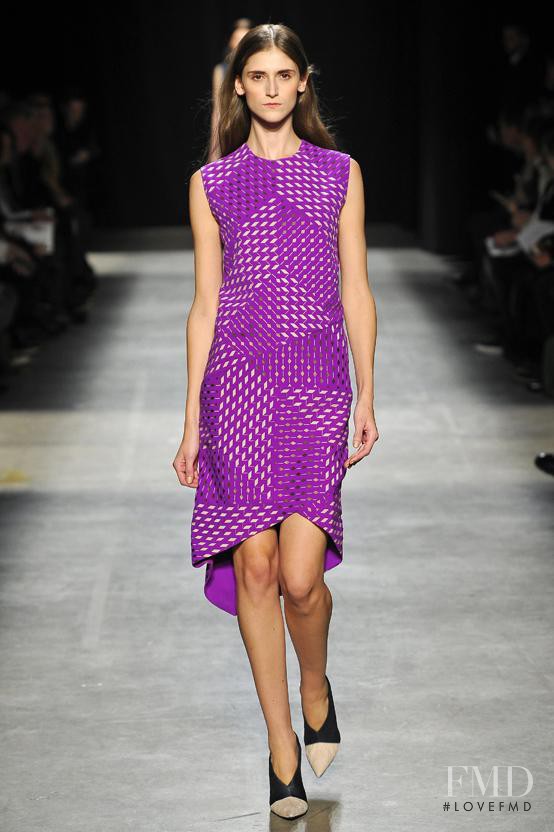 Daiane Conterato featured in  the Narciso Rodriguez fashion show for Autumn/Winter 2013