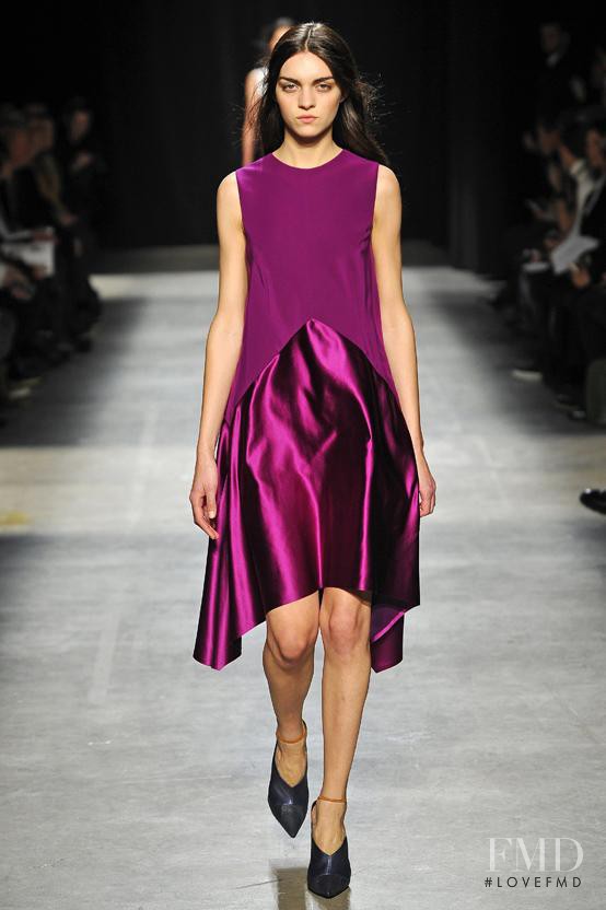 Magda Laguinge featured in  the Narciso Rodriguez fashion show for Autumn/Winter 2013