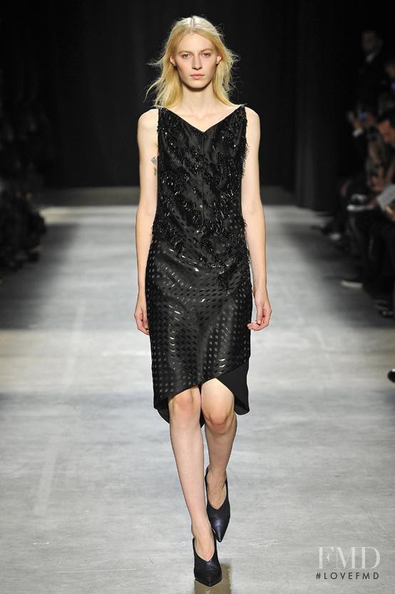 Julia Nobis featured in  the Narciso Rodriguez fashion show for Autumn/Winter 2013