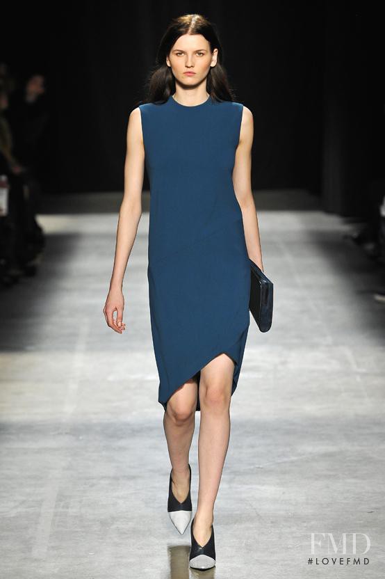 Katlin Aas featured in  the Narciso Rodriguez fashion show for Autumn/Winter 2013