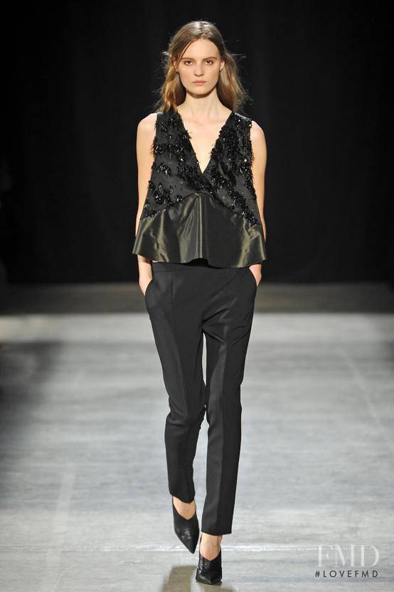 Tilda Lindstam featured in  the Narciso Rodriguez fashion show for Autumn/Winter 2013