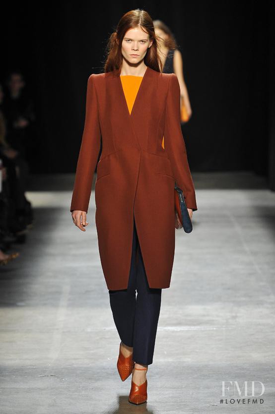 Irina Kravchenko featured in  the Narciso Rodriguez fashion show for Autumn/Winter 2013