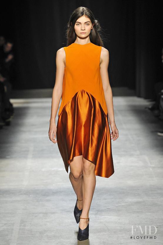 Antonina Vasylchenko featured in  the Narciso Rodriguez fashion show for Autumn/Winter 2013
