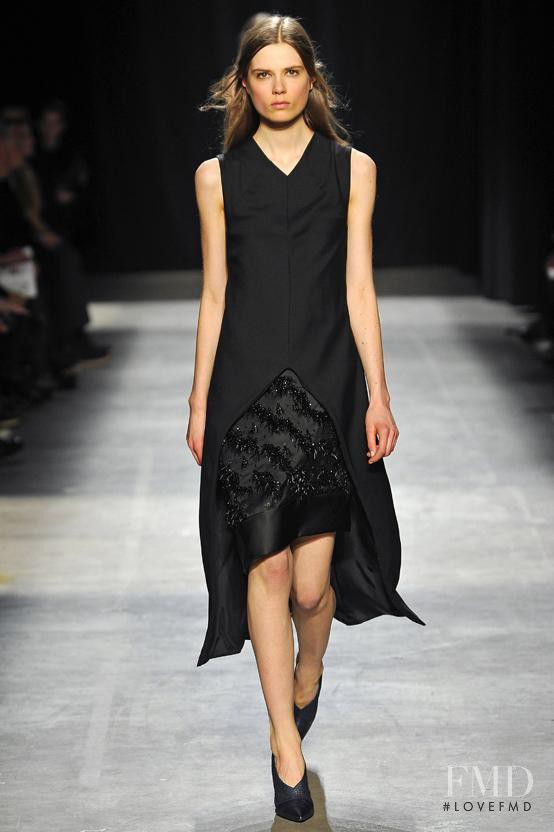 Caroline Brasch Nielsen featured in  the Narciso Rodriguez fashion show for Autumn/Winter 2013