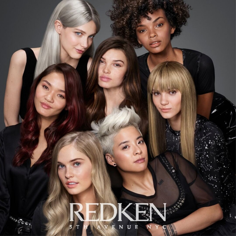 Brizzy Chen featured in  the Redken advertisement for Autumn/Winter 2021