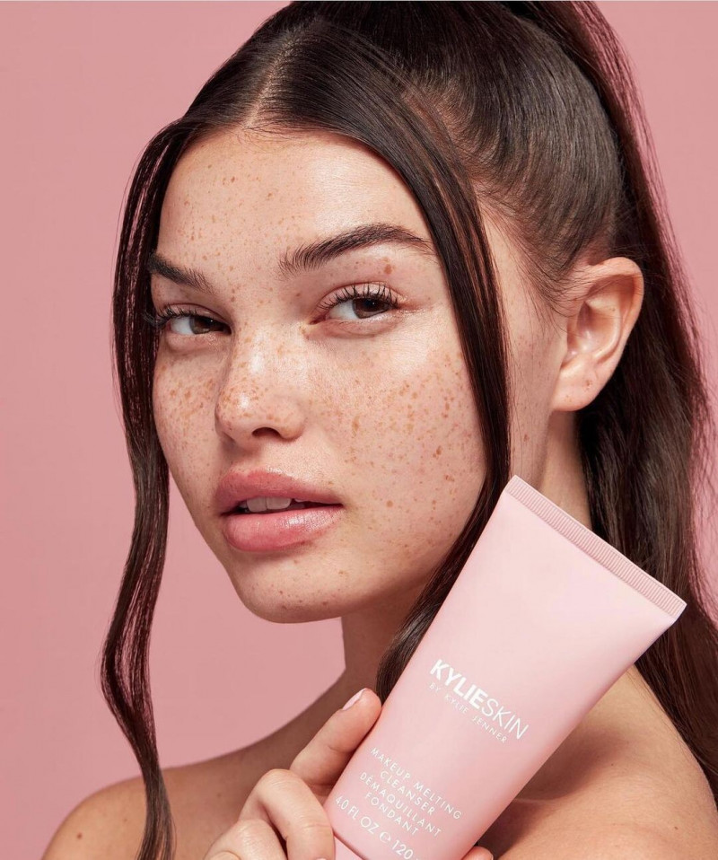 Brizzy Chen featured in  the Kylie Cosmetics advertisement for Autumn/Winter 2021