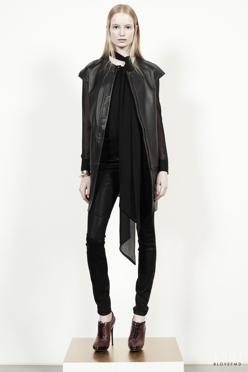 Maud Welzen featured in  the J Brand fashion show for Autumn/Winter 2013