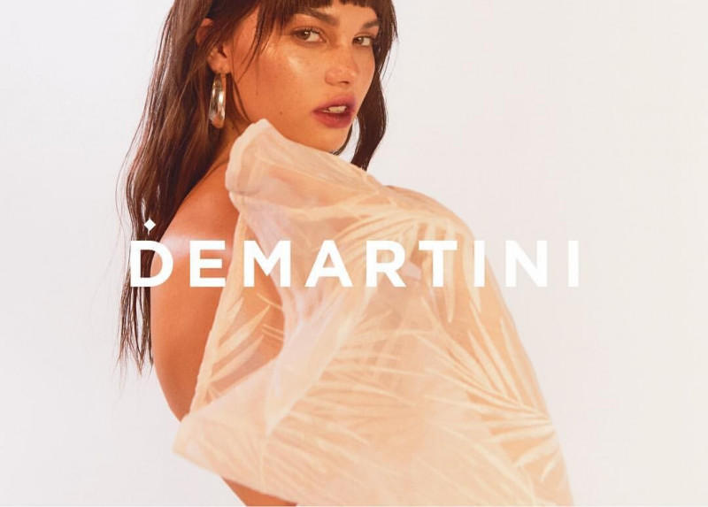 Brizzy Chen featured in  the Demartini the Label advertisement for Autumn/Winter 2021